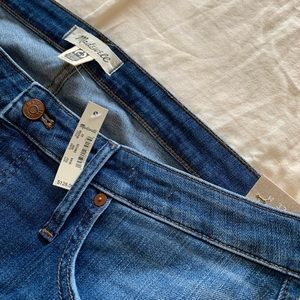Madewell Wilcrest Wash Distressed Jean NWT